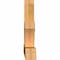 Ekena Millwork Richland Rough Sawn Timber Gable Bracket, Western Red Cedar, 84"W x 35"H x 6"D x 6"F, 10/12 Pitch GBW084X35X0606RIC00RWR - alternate 2